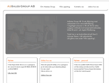 Tablet Screenshot of adsales.se